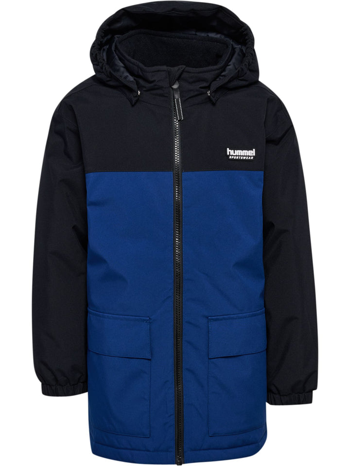 Hummel Hmljr Block Jacket Wp - estate blue