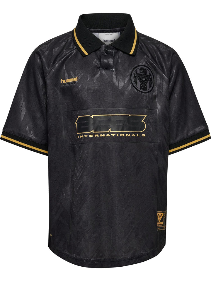 Hummel Hmljr Loose Bay Soccer Jersey S/S - black