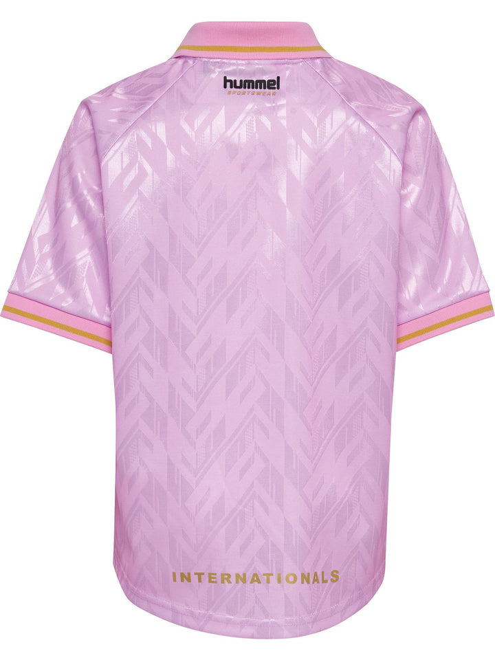 Hummel Hmljr Loose Bay Soccer Jersey S/S - pastel lavender