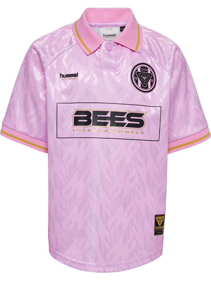 Hummel Hmljr Loose Bay Soccer Jersey S/S - pastel lavender