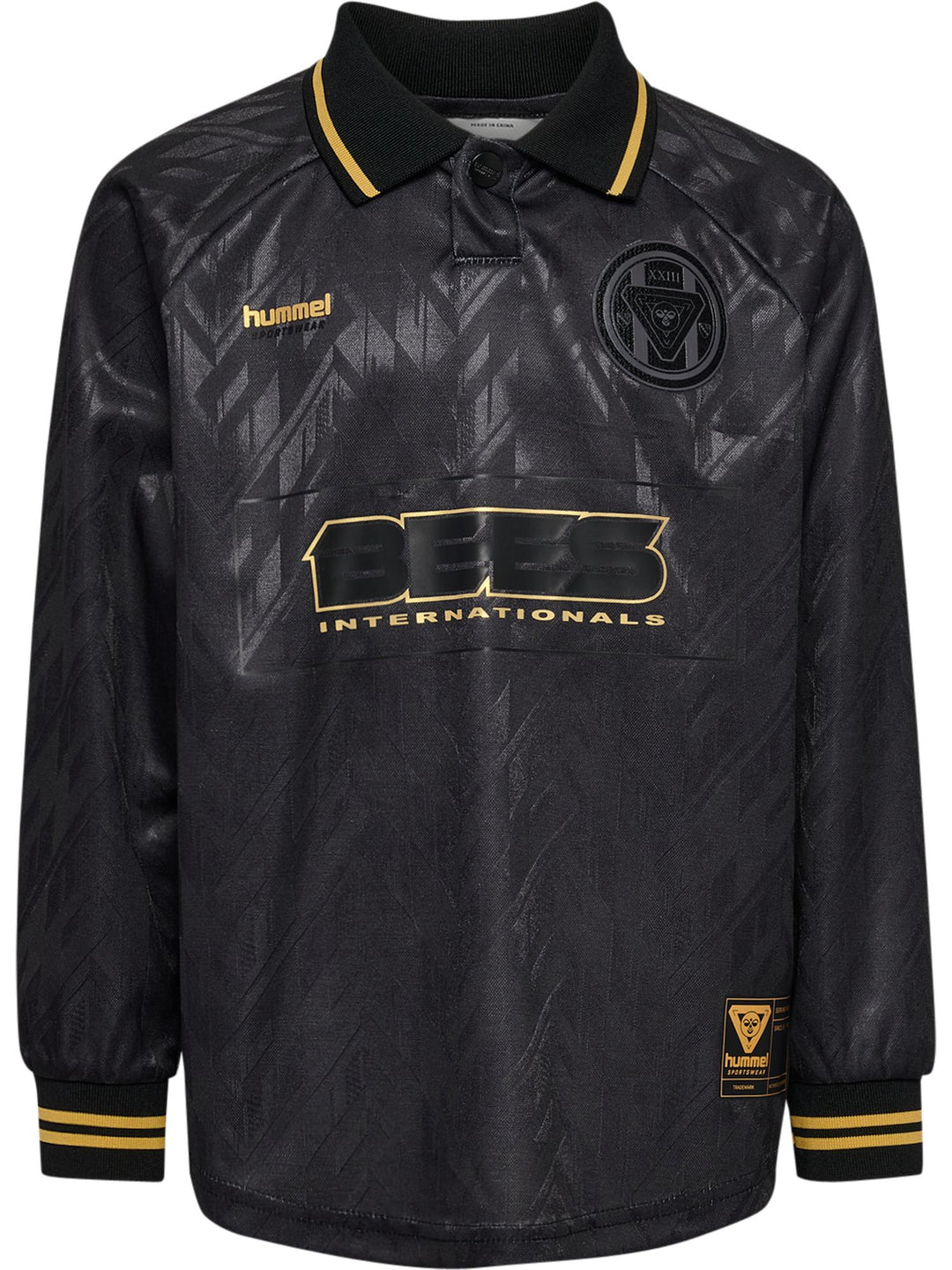 Hummel Hmljr Loose Bay Soccer Jersey L/S - black
