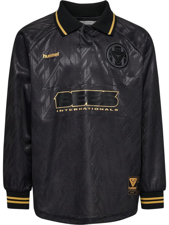 Hummel Hmljr Loose Bay Soccer Jersey L/S - black