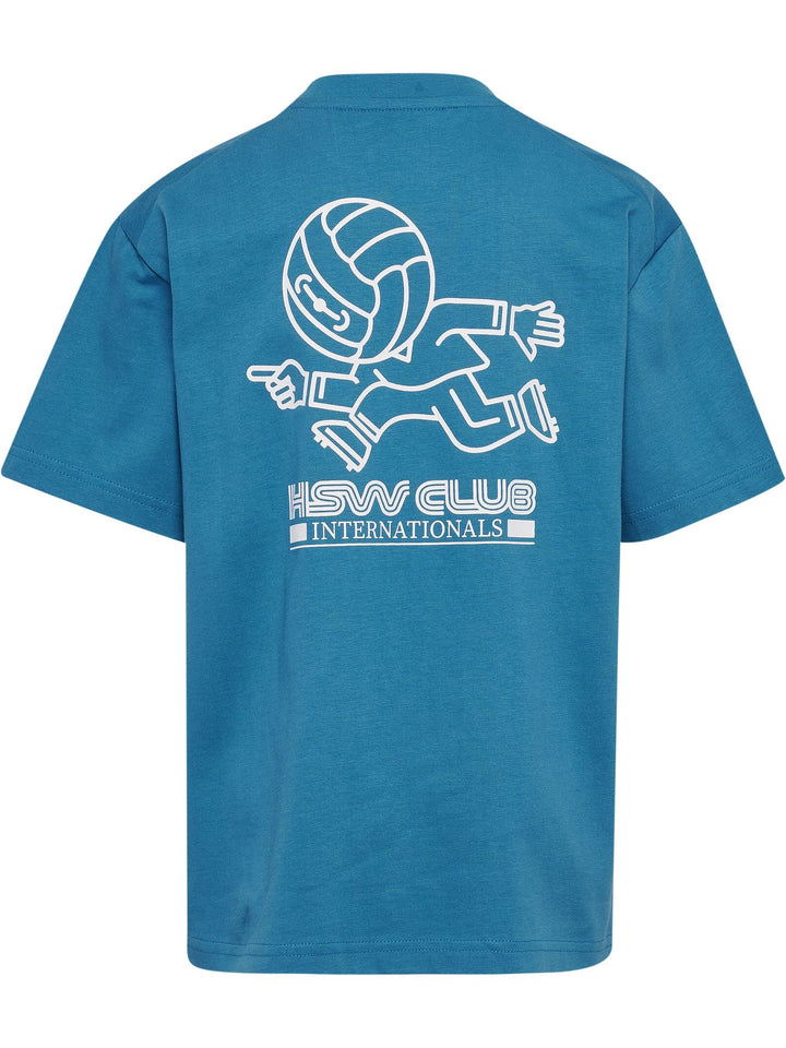 Hummel Hmljr Loose T-Shirt S/S Headball - faience