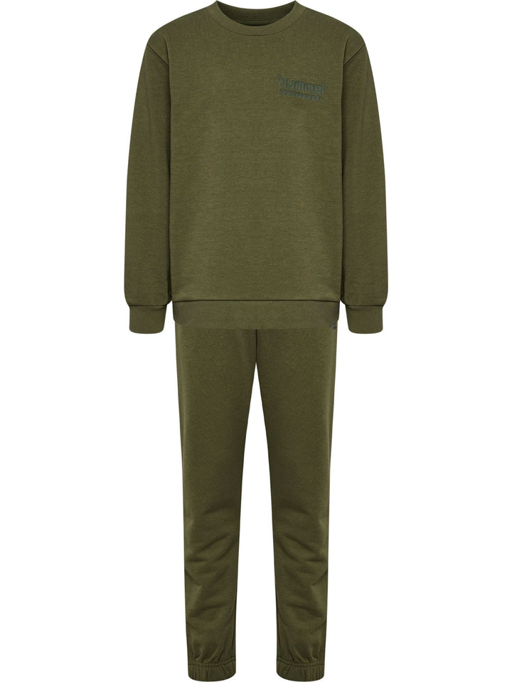 Hummel Hmljr base sweat set - winter moss