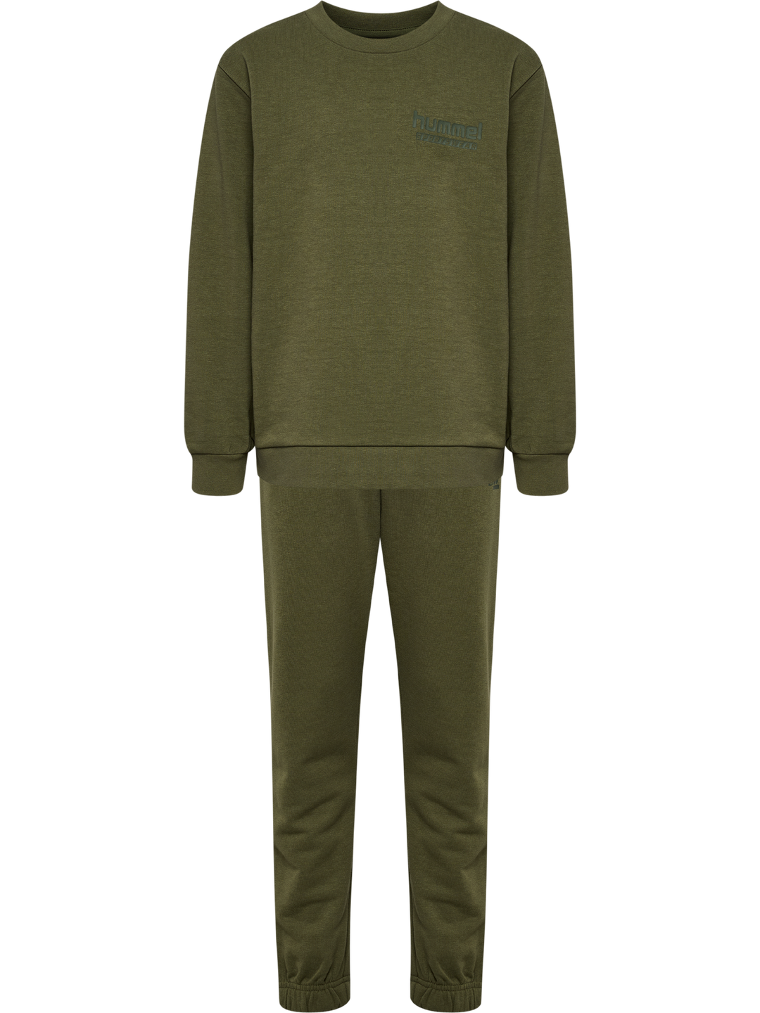 Hummel Hmljr base sweat set - winter moss