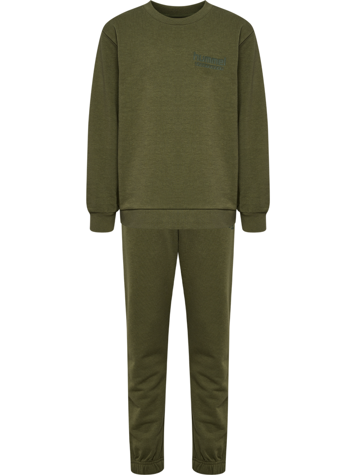 Hummel Hmljr base sweat set - winter moss
