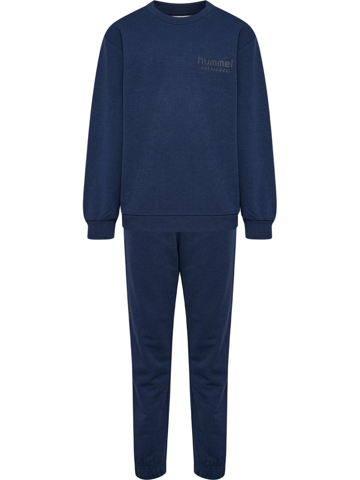 Hummel Hmljr base sweat set - dress blues