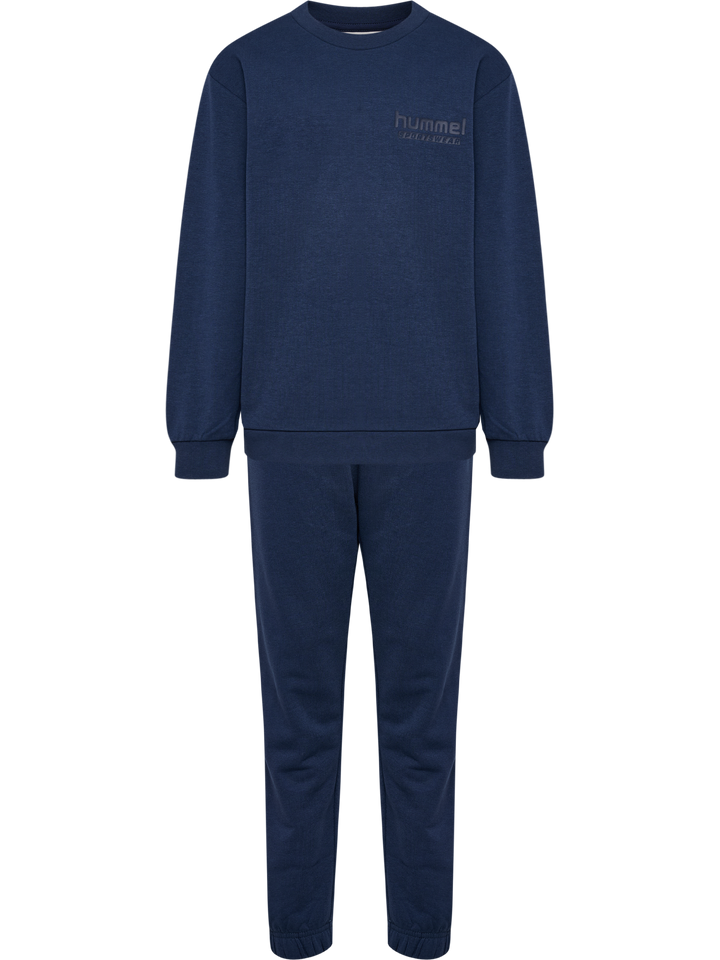 Hummel Hmljr base sweat set - dress blues