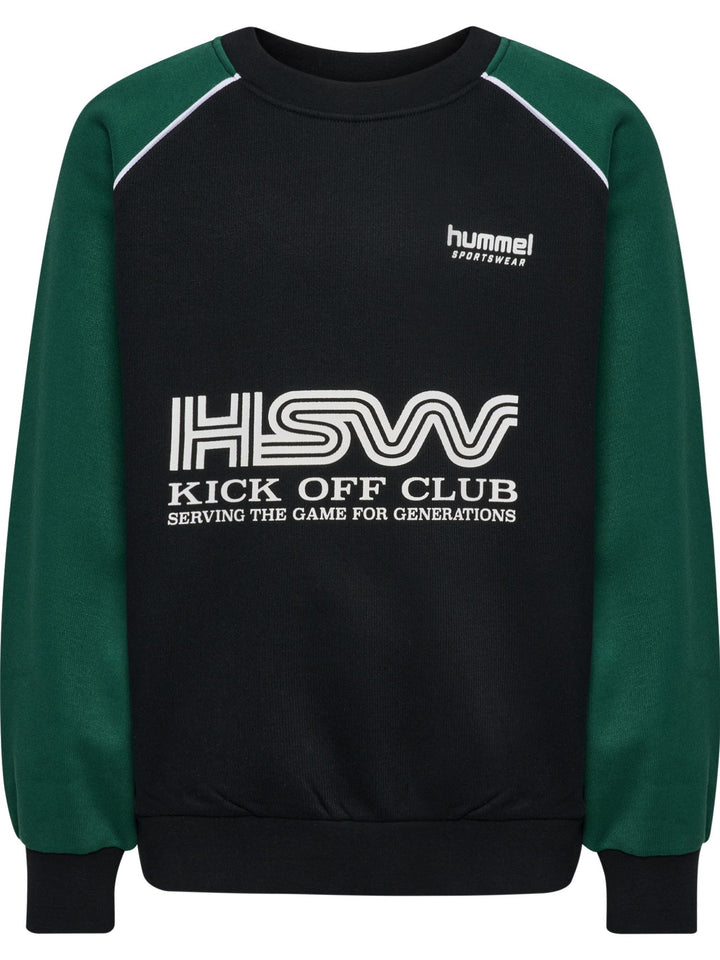Hummel Hmljr Oversized Crew Hsw - dark green