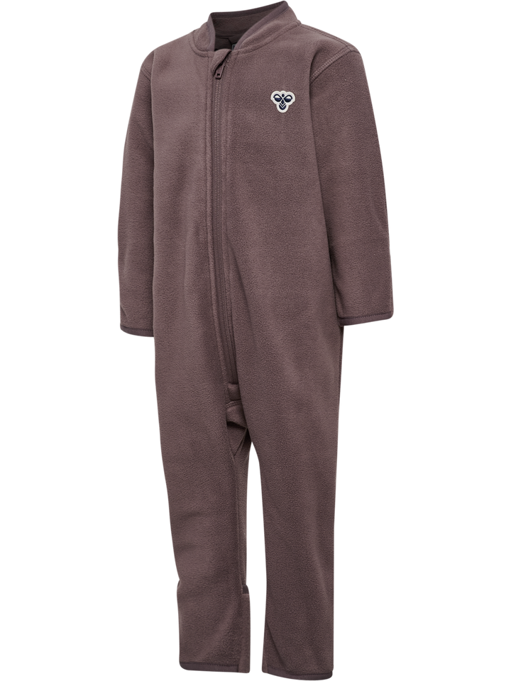 Hummel Hmlmini Fleece Zip Suit Bee - peppercorn