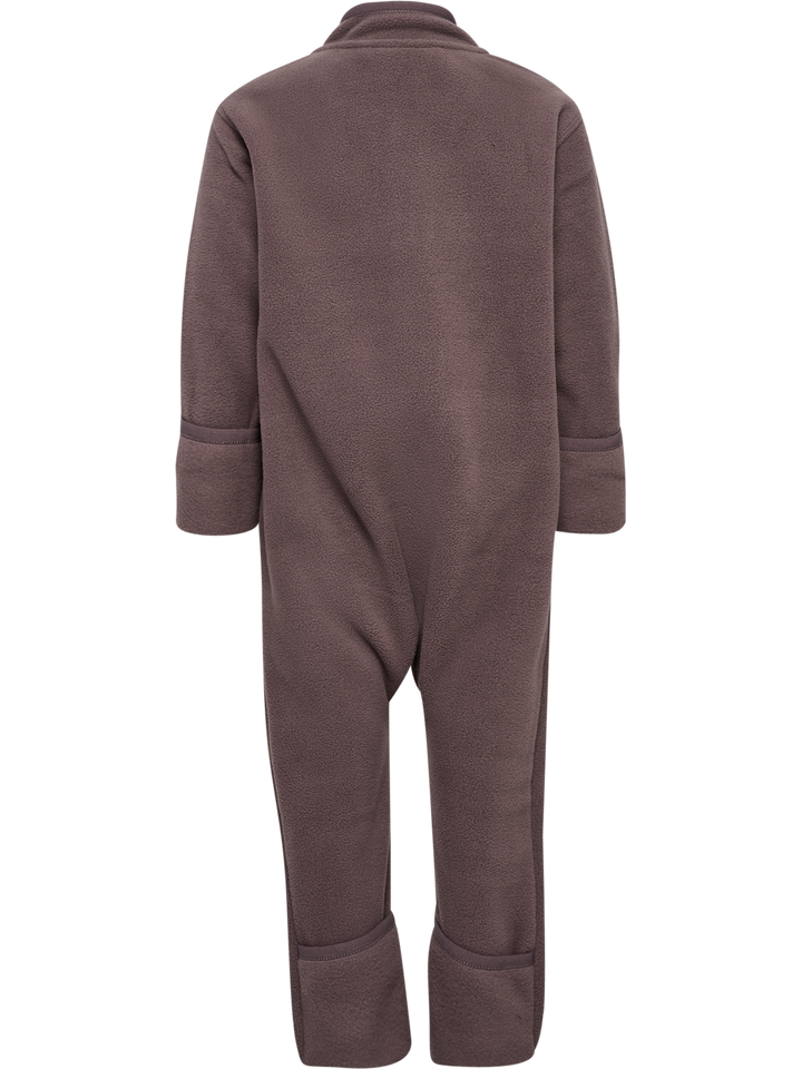 Hummel Hmlmini Fleece Zip Suit Bee - peppercorn