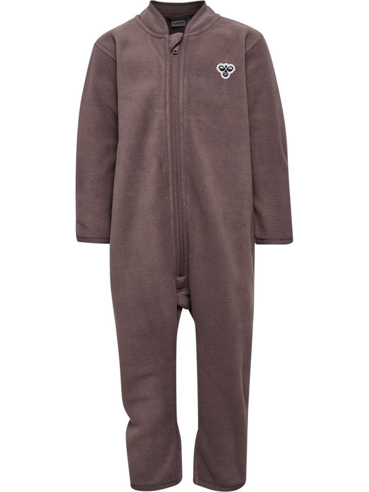 Hummel Hmlmini Fleece Zip Suit Bee - peppercorn