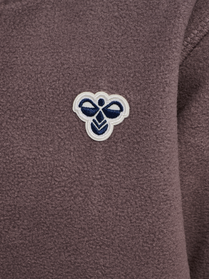 Hummel Hmlmini Fleece Zip Suit Bee - peppercorn