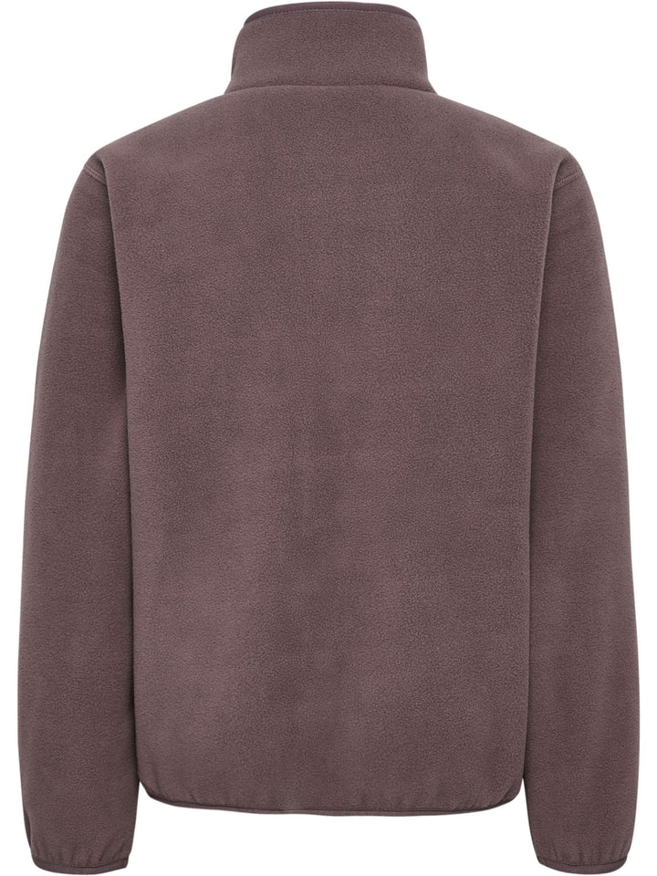 Hummel Hmljr Fleece Zip Jacket Bee - peppercorn