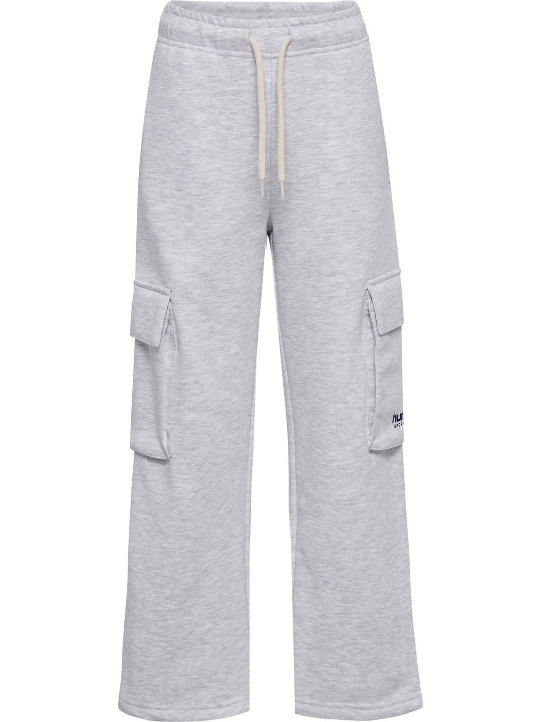 Hummel Hmljr Loose Wl Cargo Sweatpant - light grey melange