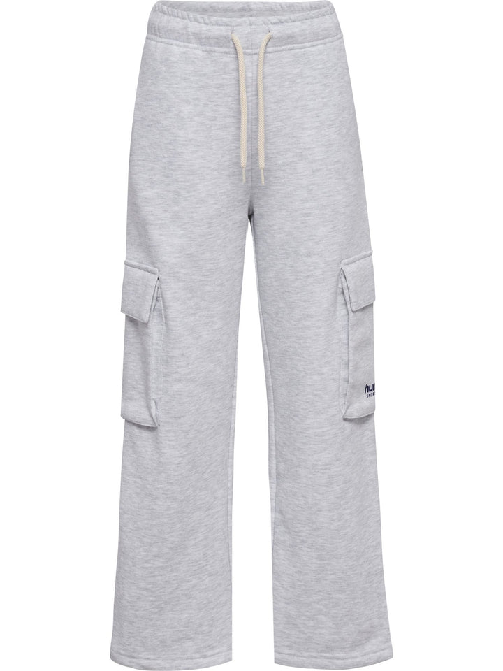Hummel Hmljr Loose Wl Cargo Sweatpant - light grey melange
