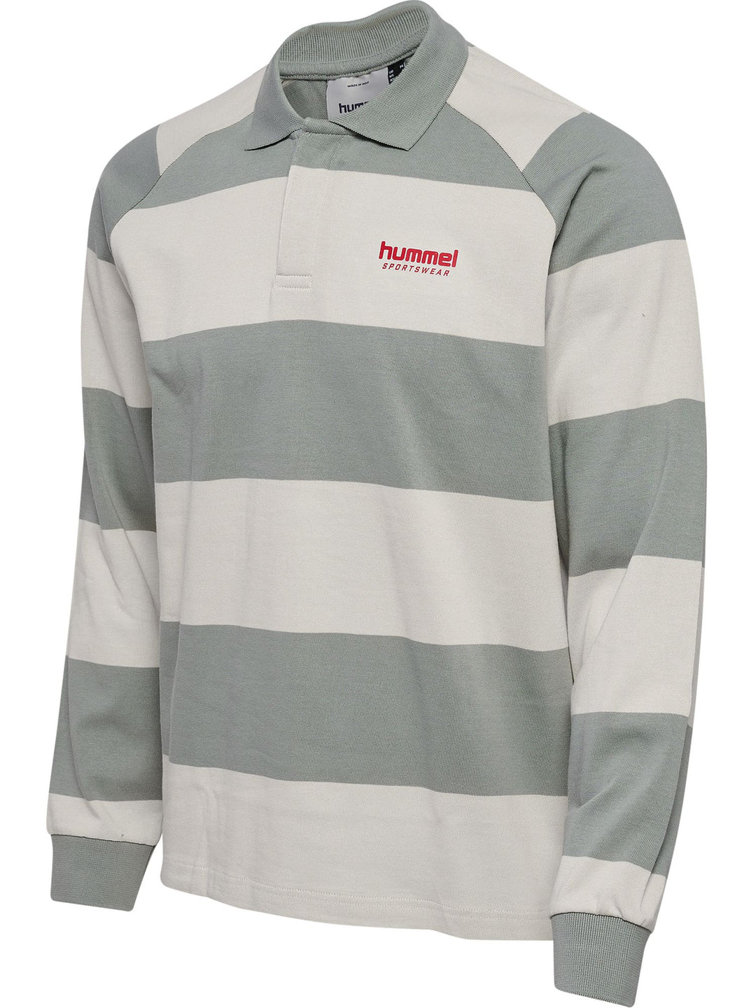 Hummel Hmlloose Striped Polo L/S - belgian block