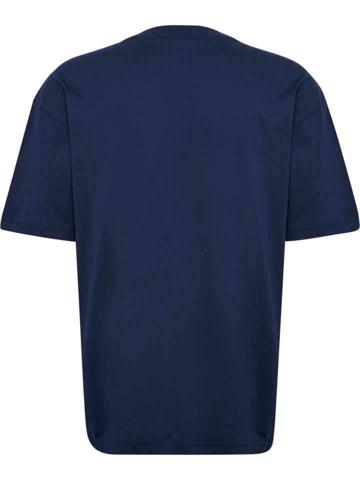 Hummel Hmlloose Tee S/S Club Sportswear - dress blues