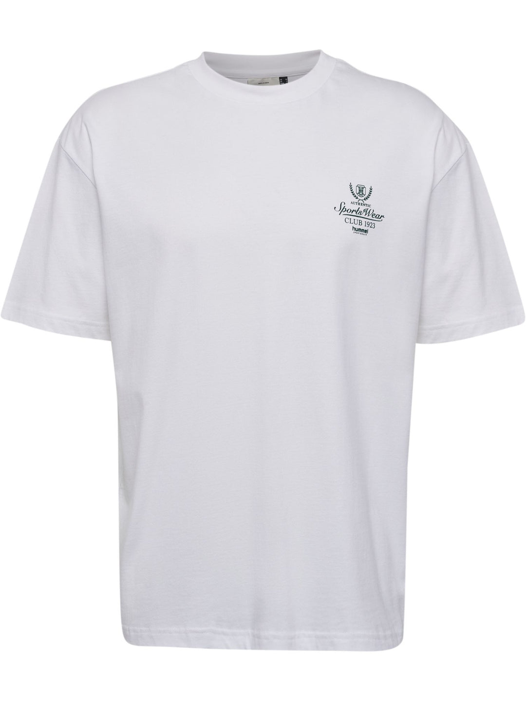 Hummel Hmlloose Tee S/S Club Sportswear - white/dark green