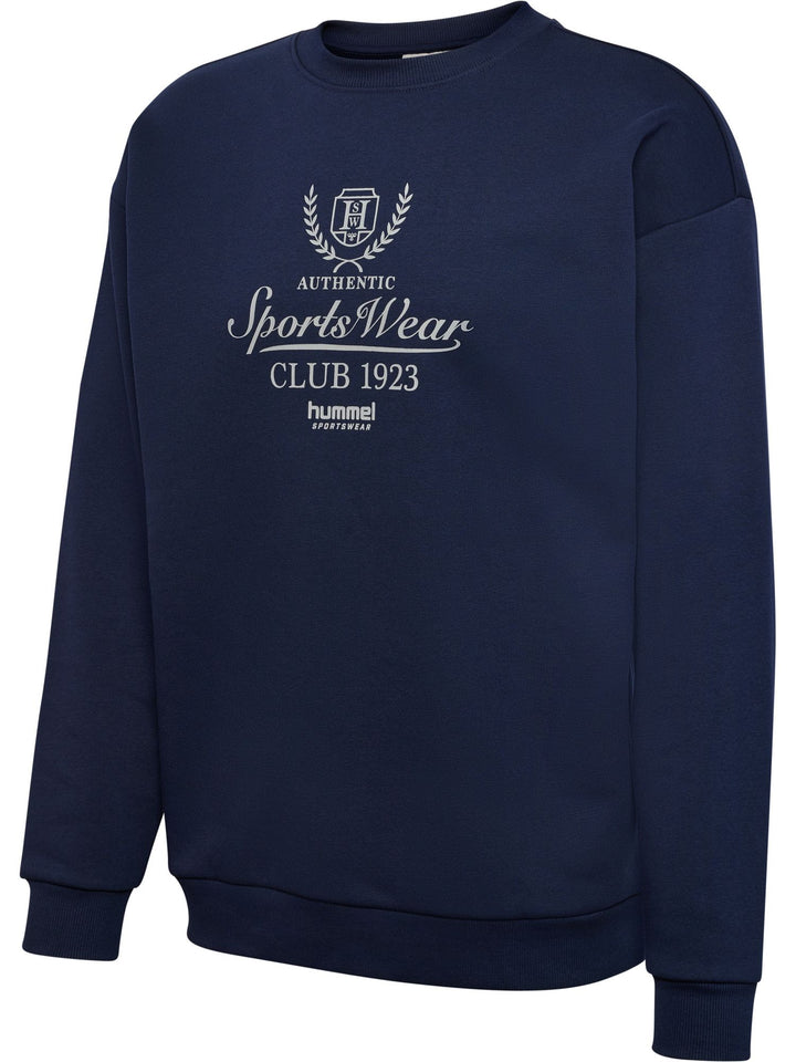 Hummel Hmlloose Crewneck Club Sportswear - dress blues