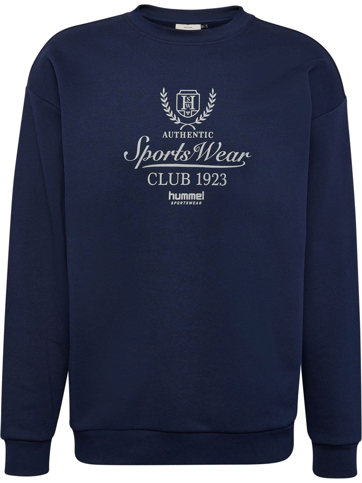 Hummel Hmlloose Crewneck Club Sportswear - dress blues