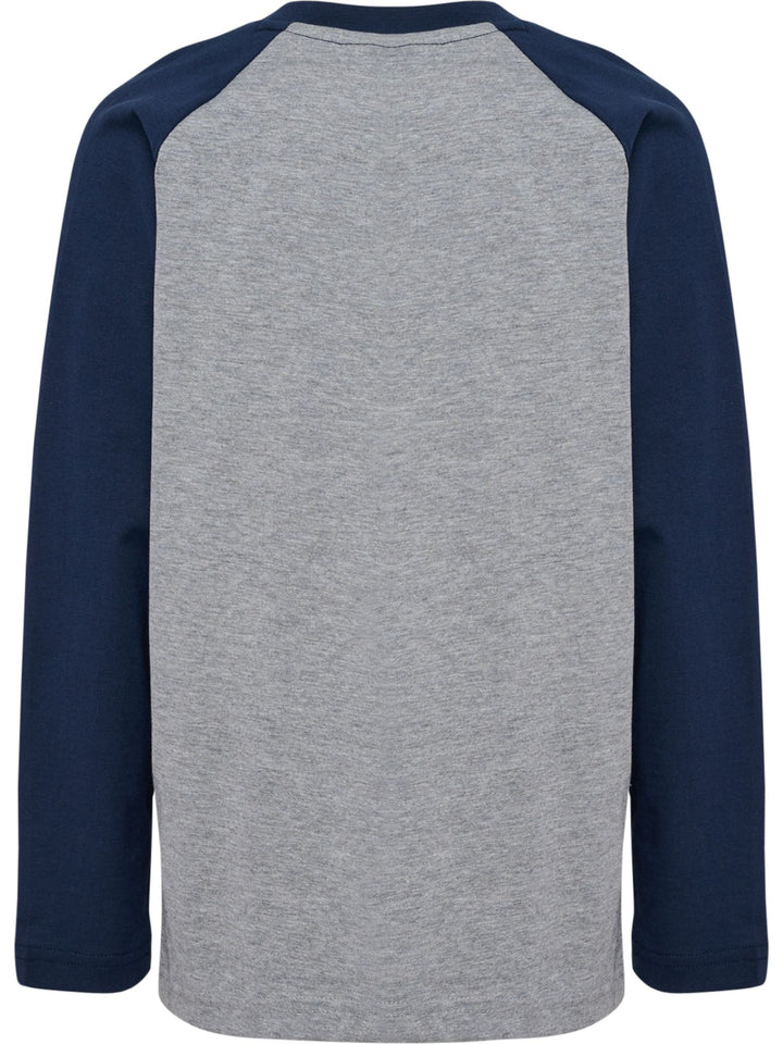Hummel Hmljr Raglan Loose T-Shirt L/S Bee - dress blues