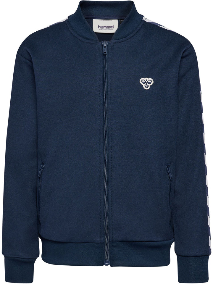 Hummel Hmljr Archive Reg Poly Zip Jacket - dress blues