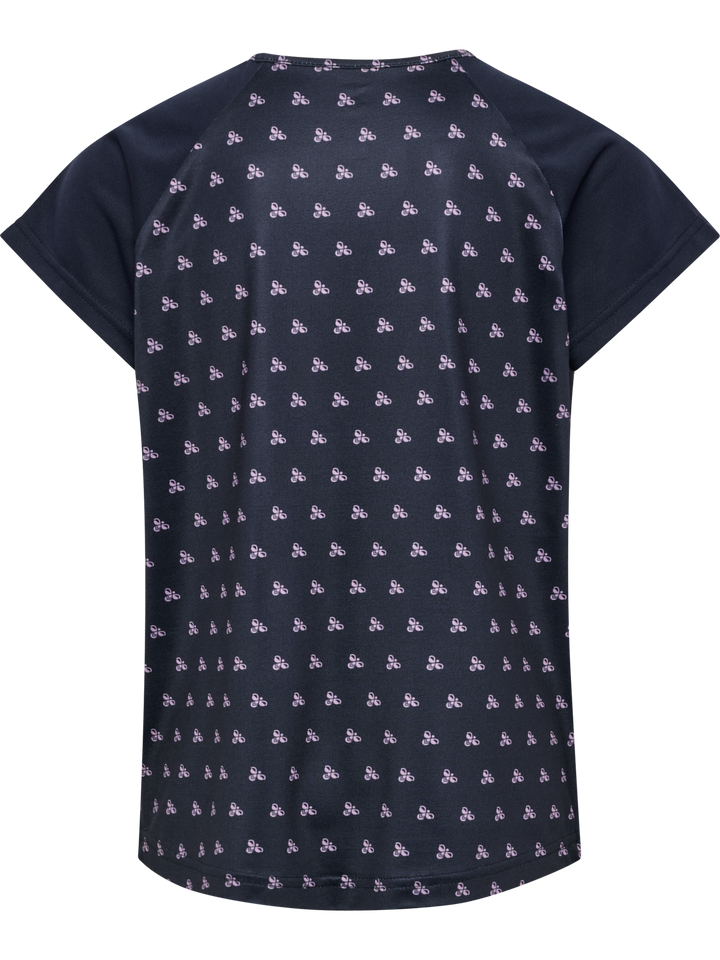 Hummel Hmljr Mix T-Shirt S/S - black iris