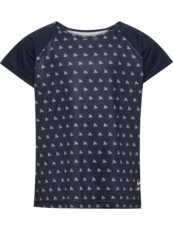 Hummel Hmljr Mix T-Shirt S/S - black iris