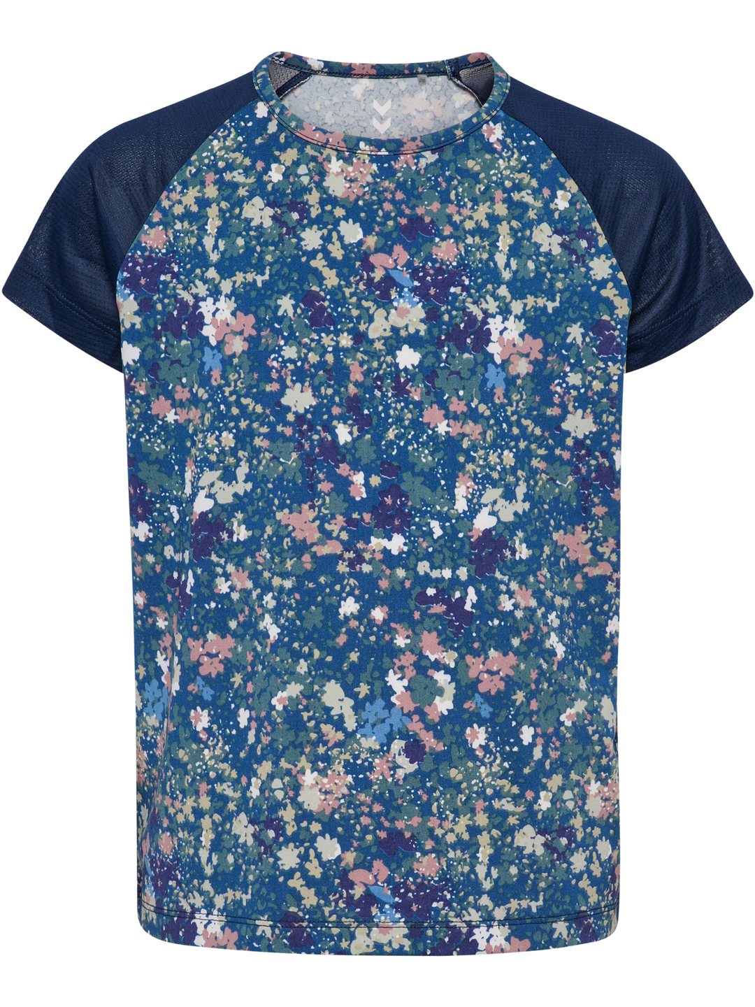 Hummel Hmljr Mix T-Shirt S/S - dress blues/riverside