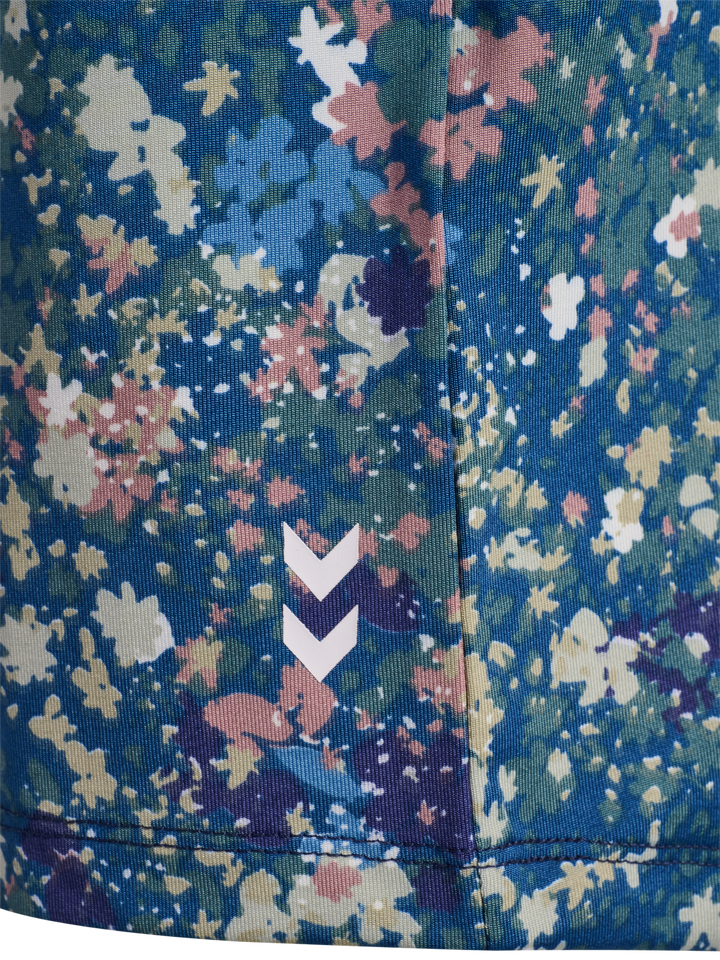 Hummel Hmljr Mix T-Shirt S/S - dress blues/riverside