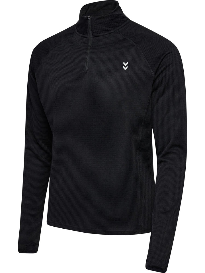 Hummel Hmlpulse Half Zip Midlayer - black