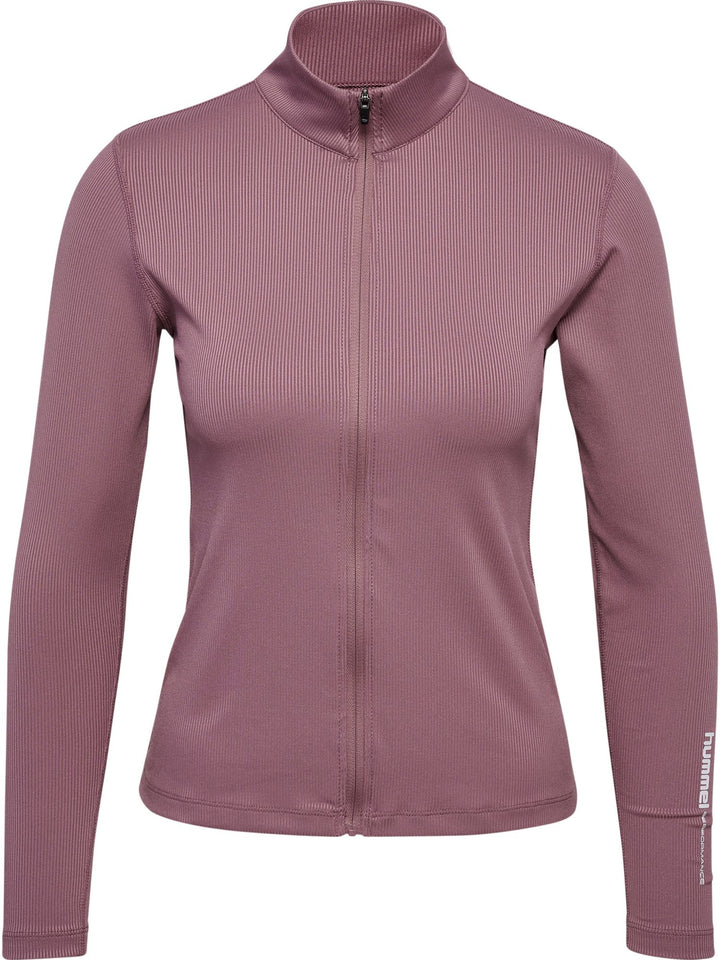 Hummel Hmlpulse W Zip Shirt L/S - wistful mauve