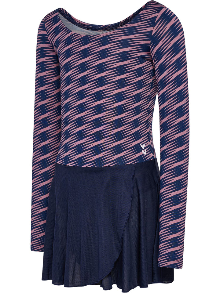 Hummel Hmljr mix gymsuit l/s - wistful mauve