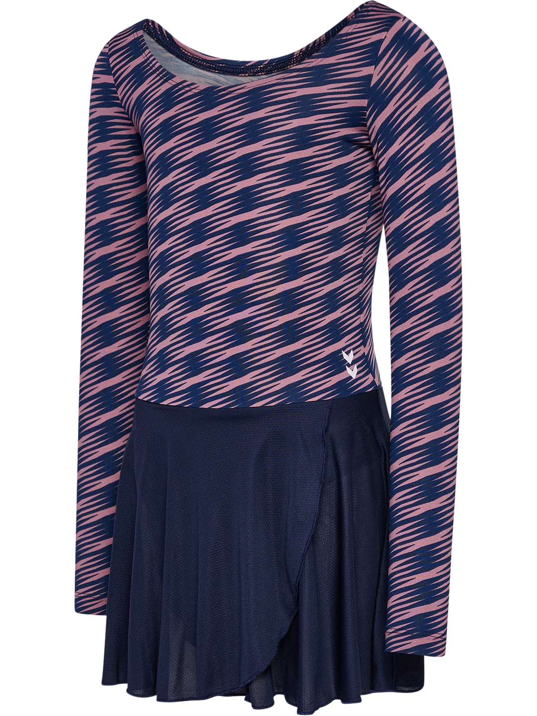 Hummel Hmljr mix gymsuit l/s - wistful mauve