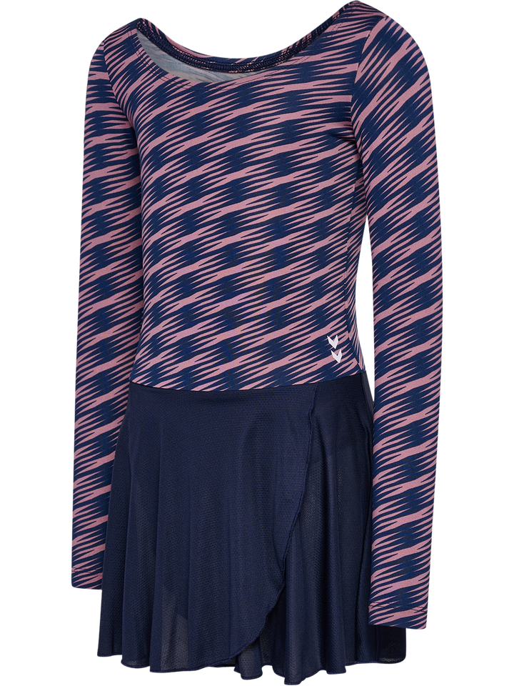 Hummel Hmljr mix gymsuit l/s - wistful mauve