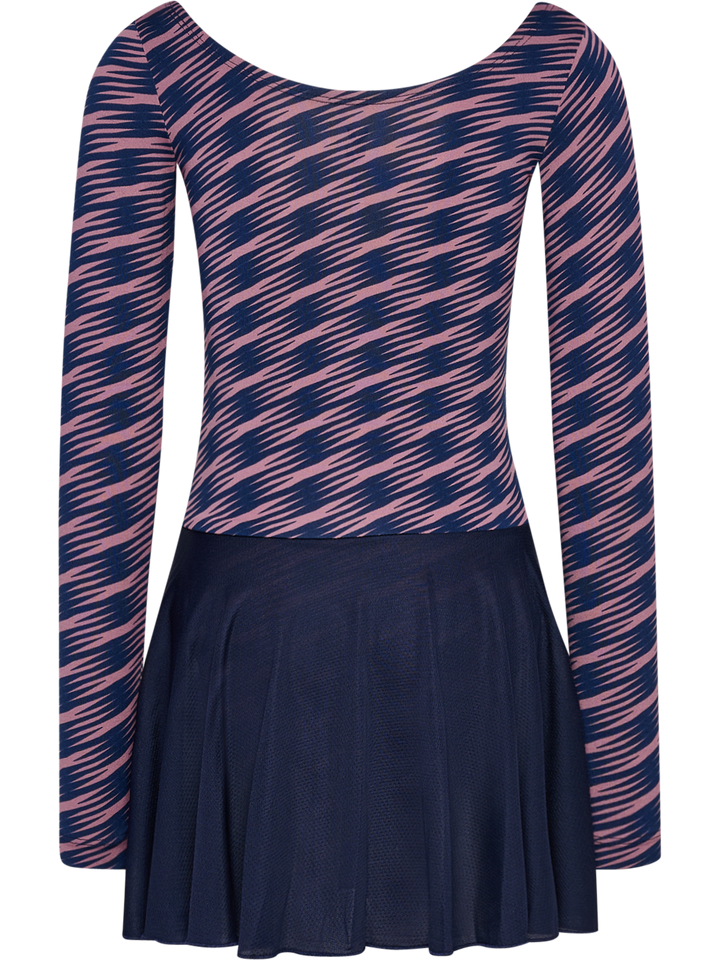 Hummel Hmljr mix gymsuit l/s - wistful mauve