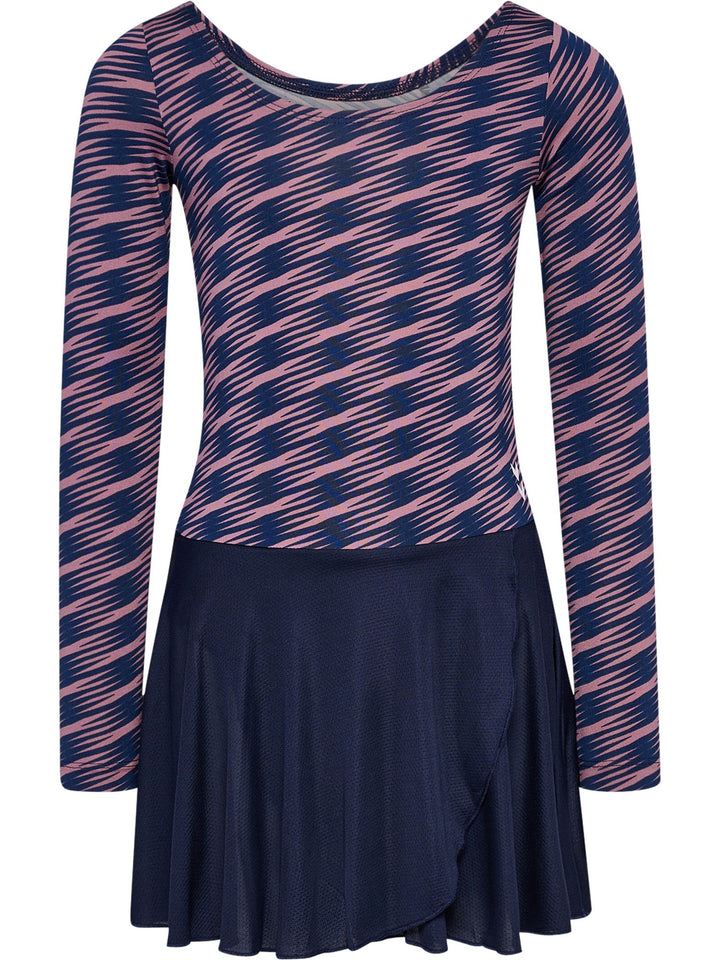 Hummel Hmljr mix gymsuit l/s - wistful mauve