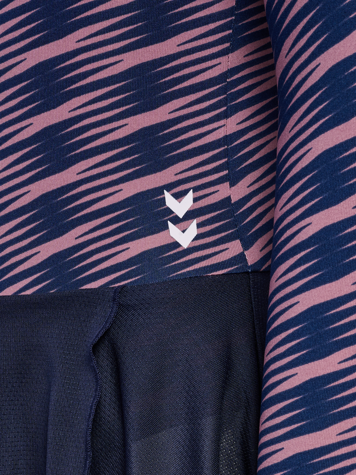 Hummel Hmljr mix gymsuit l/s - wistful mauve
