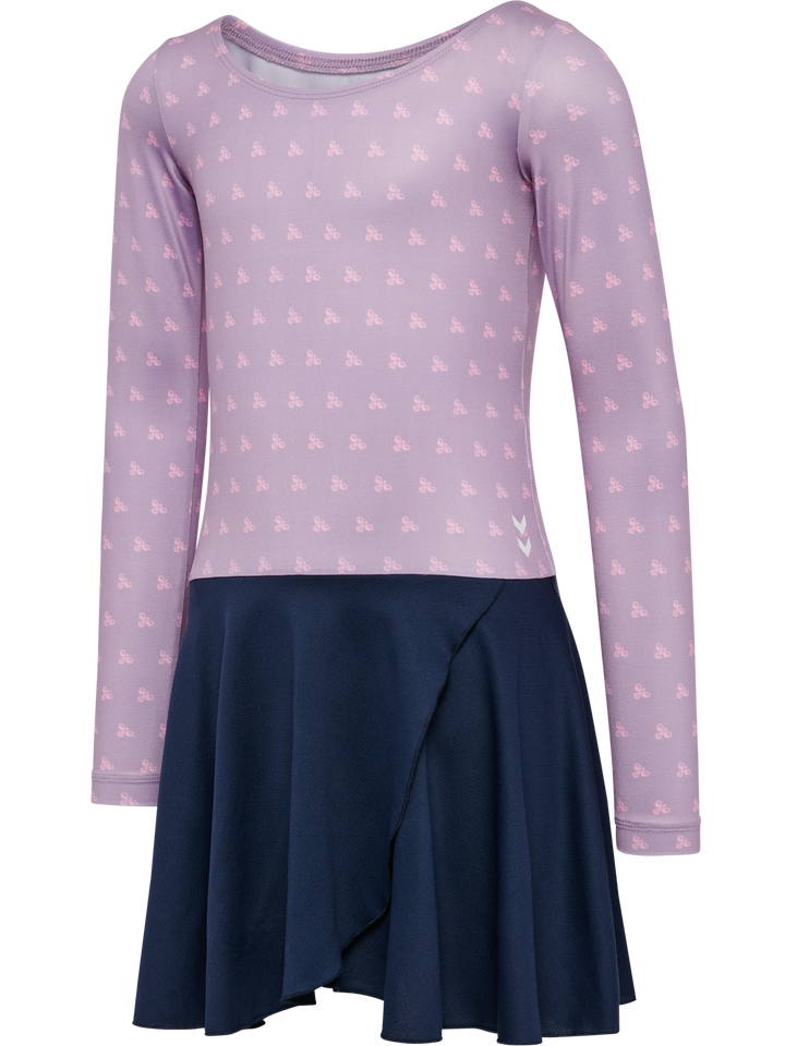 Hummel Hmljr Mix Gymsuit L/S - lavender mist