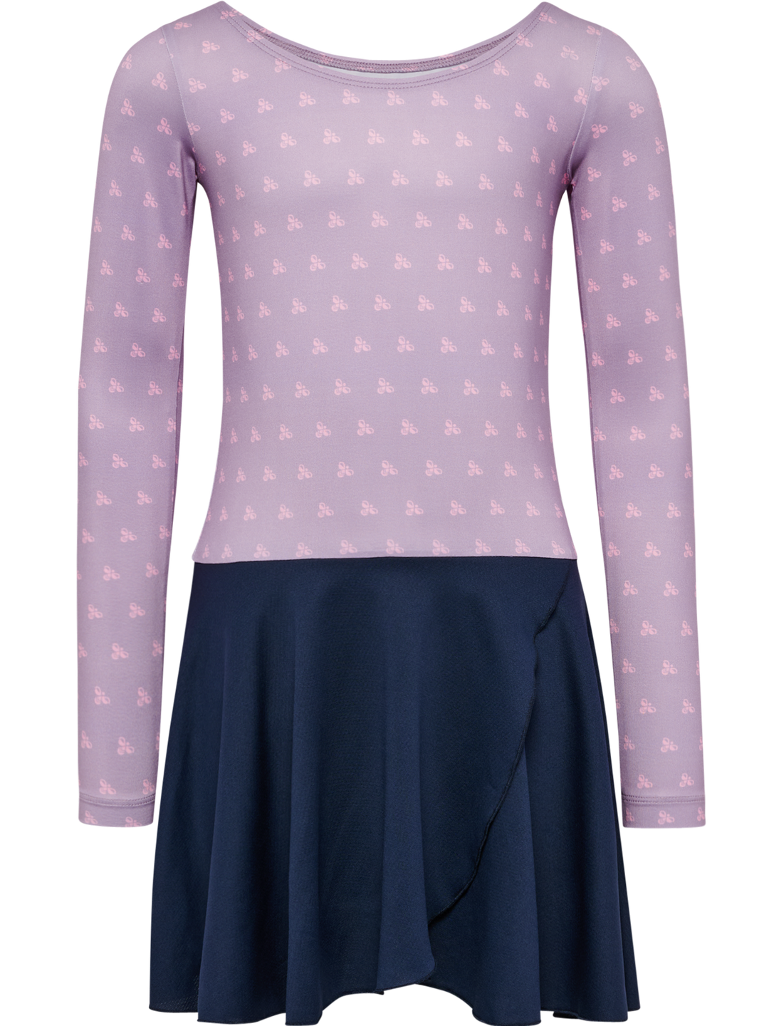 Hummel Hmljr Mix Gymsuit L/S - lavender mist