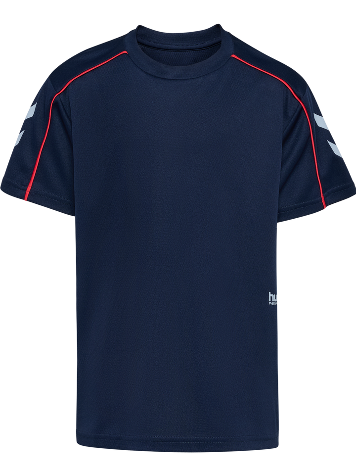 Hummel Hmljr t-shirt s/s - dress blues
