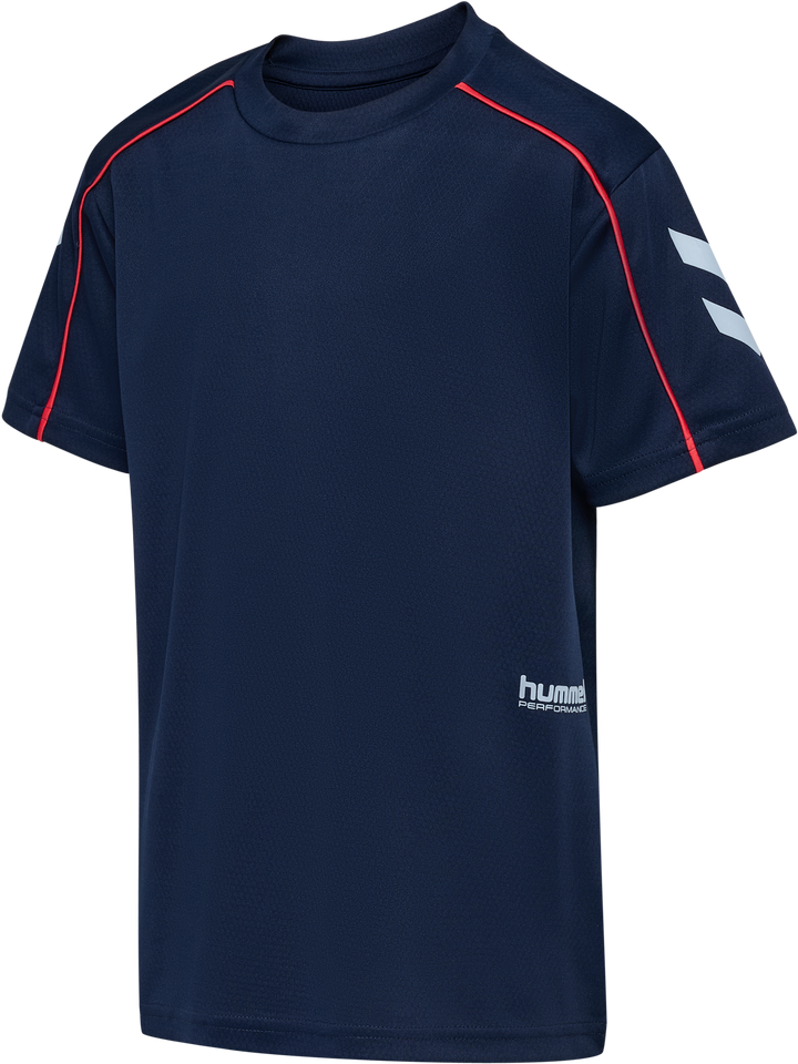 Hummel Hmljr t-shirt s/s - dress blues