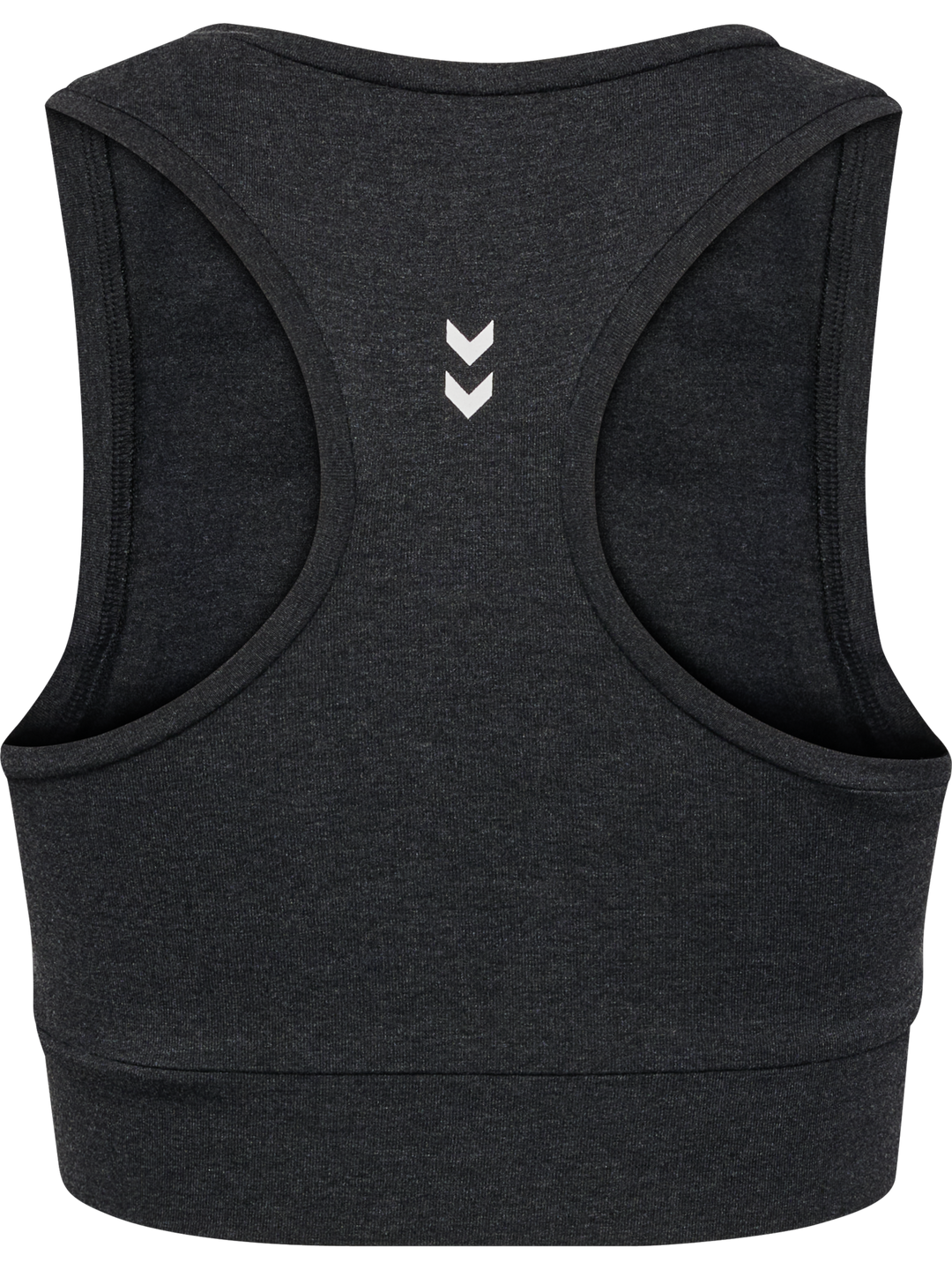 Hummel Hmlpulse logo light support bra - black melange