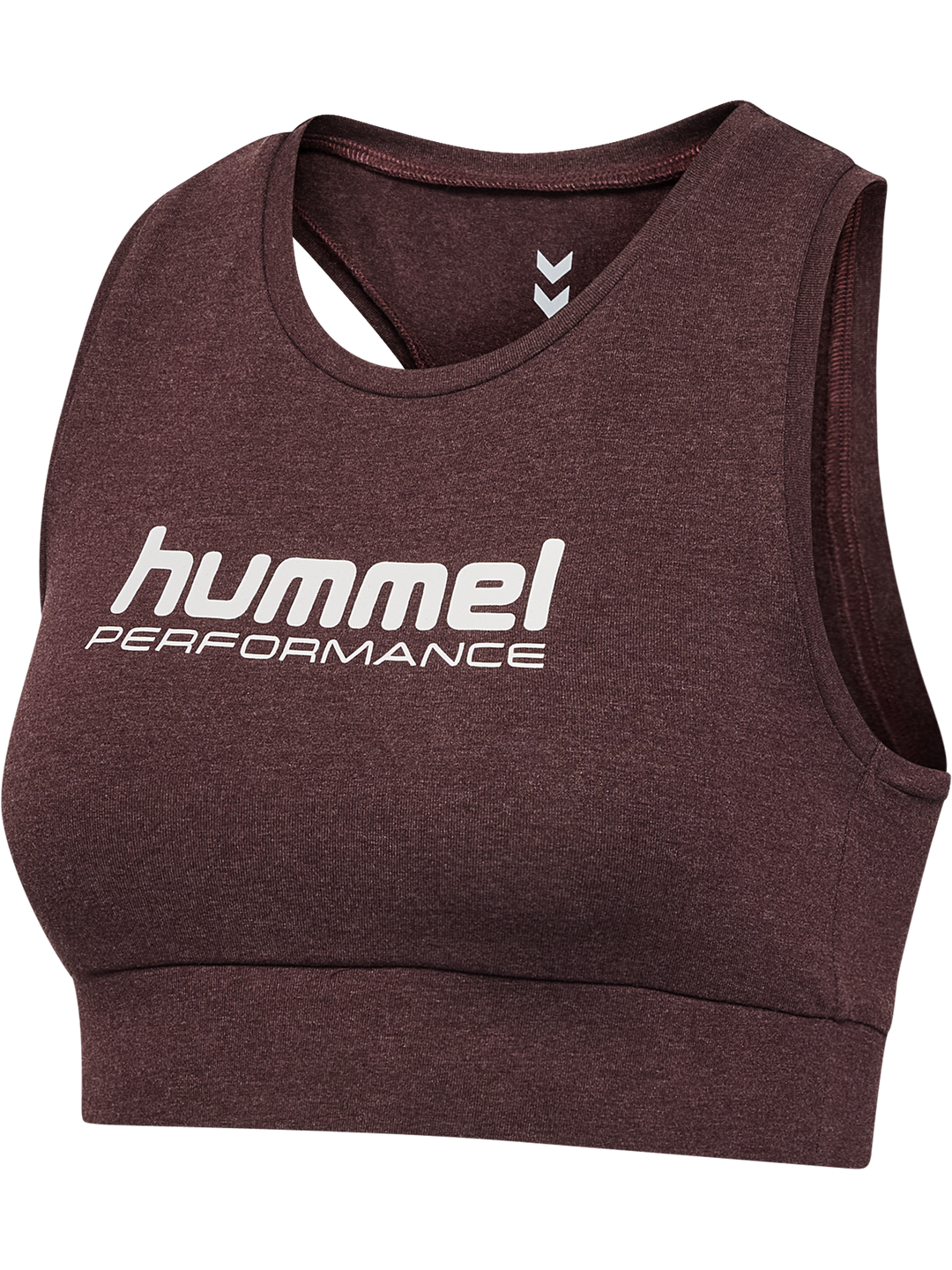 Hummel Hmlpulse logo light support bra - fudge melange
