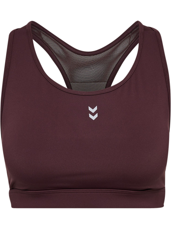 Hummel Hmlpulse Medium Support Bra - fudge