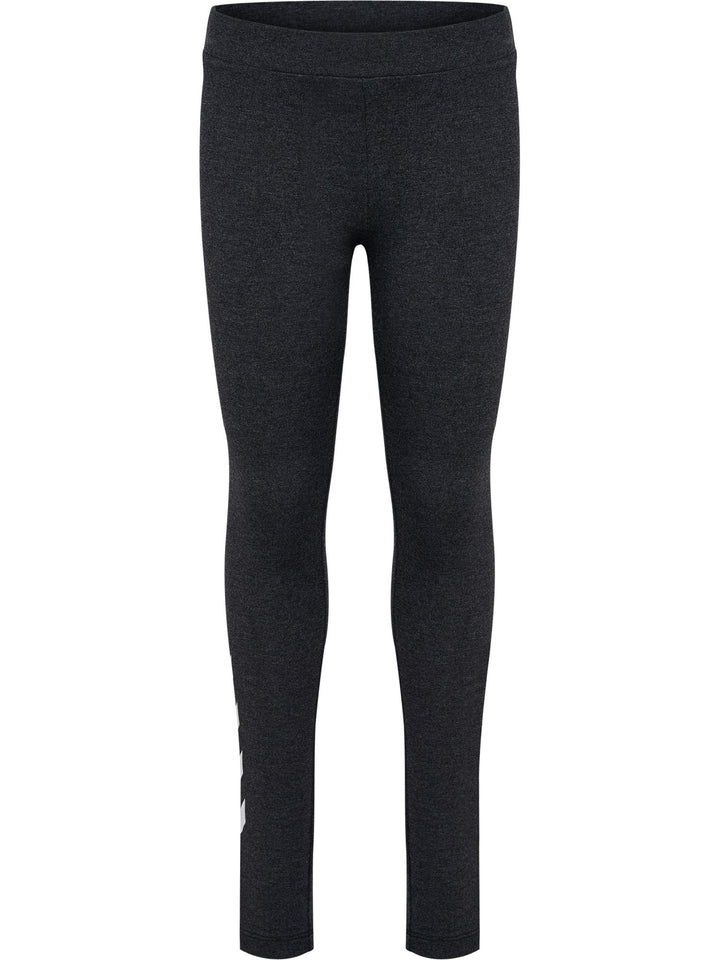 Hummel Hmljr Logo Tights - black melange