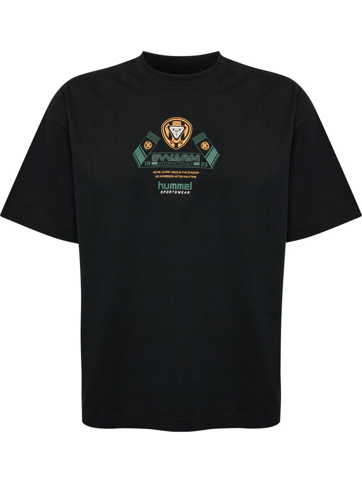 Hummel Hmlloose T-Shirt S/S Scarf - black