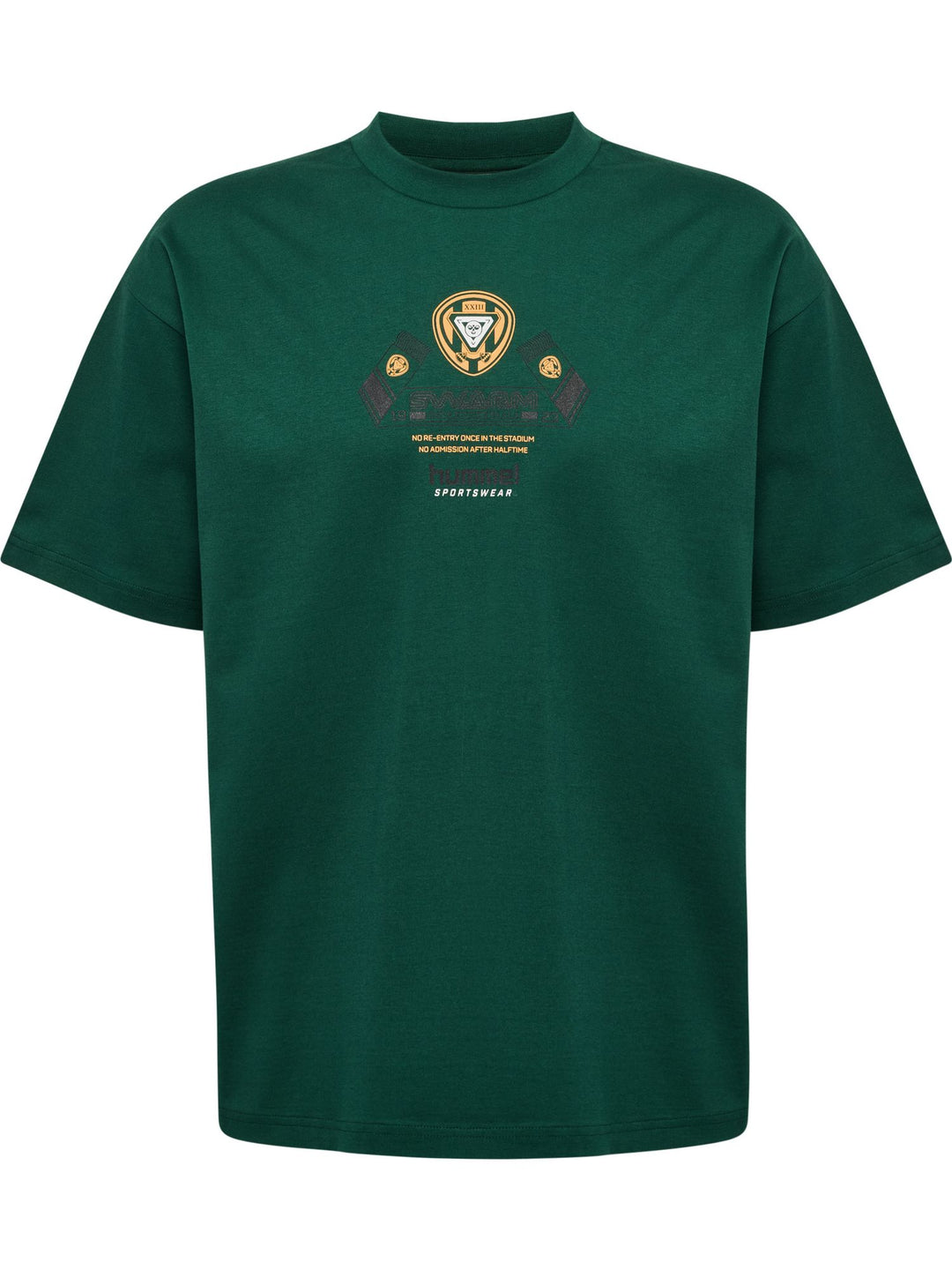 Hummel Hmlloose T-Shirt S/S Scarf - dark green