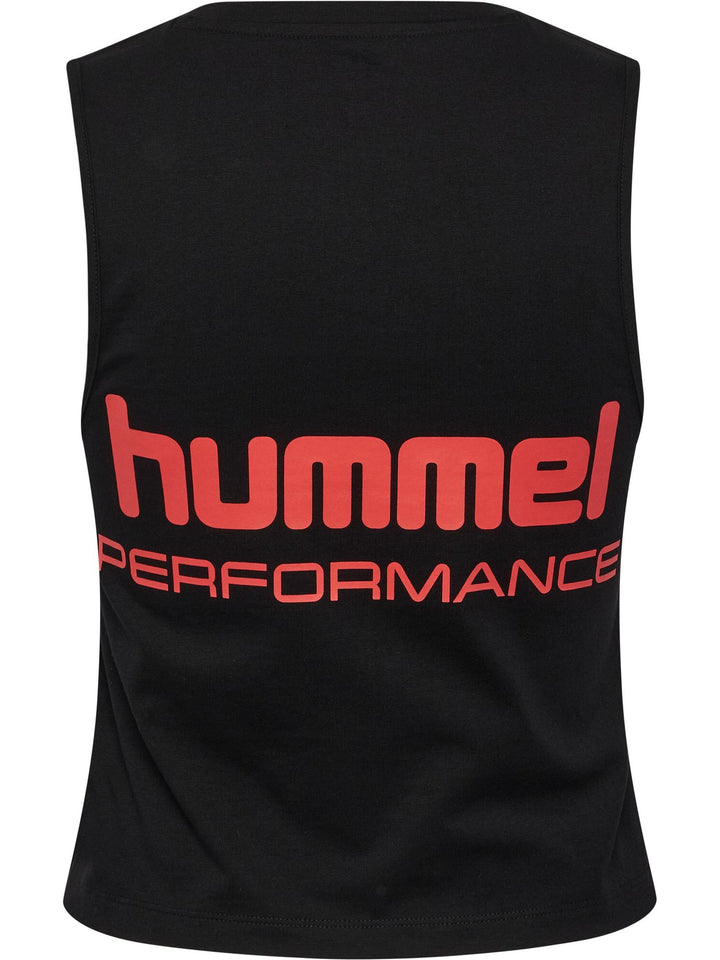Hummel Hmlhiit Cropped W Muscle Tank Top - black